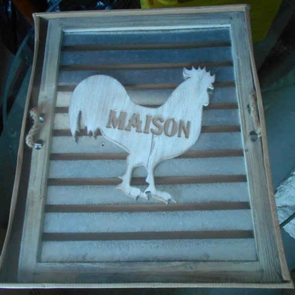 BRAND NEW IN BOX ROOSTER ART DECOR.  FARM HOUSE. - Picture 3 of 3